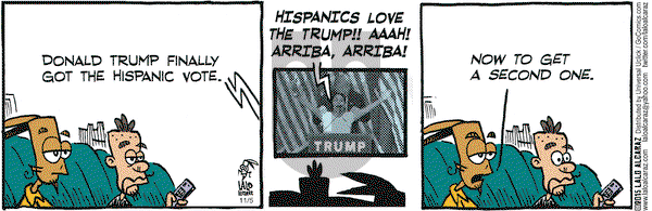 La Cucaracha on Thursday November 5, 2015 Comic Strip