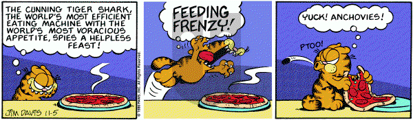 Garfield on Wednesday November 5, 1986 Comic Strip