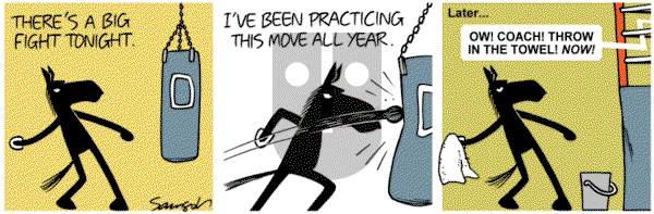 Dark Side of the Horse on Thursday December 5, 2013 Comic Strip