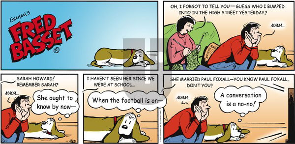 Fred Basset - Sunday February 2, 2014 Comic Strip
