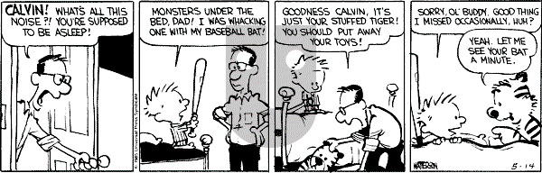 Calvin and Hobbes - Tuesday May 14, 1991 Comic Strip