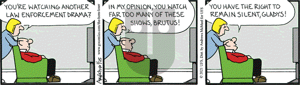 The Born Loser on Monday January 25, 2021 Comic Strip
