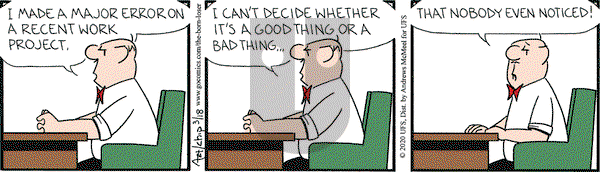 The Born Loser on Wednesday March 18, 2020 Comic Strip
