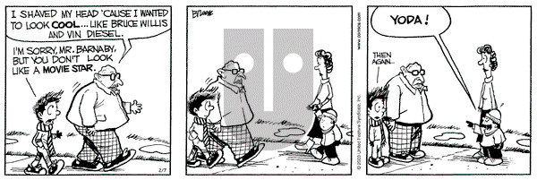 Grand Avenue on Friday February 7, 2003 Comic Strip