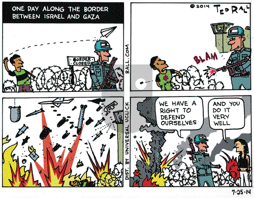 Ted Rall on Friday July 25, 2014 Comic Strip