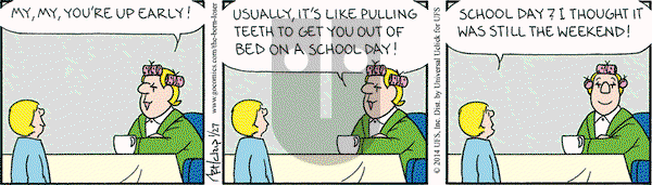 The Born Loser on Monday January 27, 2014 Comic Strip