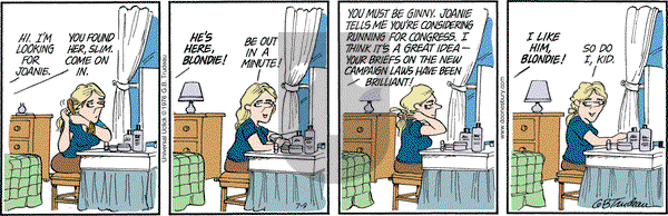 Doonesbury on Wednesday July 9, 2014 Comic Strip