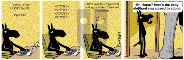 Dark Side of the Horse on Wednesday September 23, 2015 Comic Strip