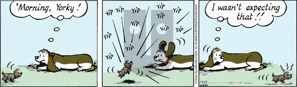 Fred Basset on Friday December 29, 2017 Comic Strip