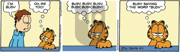 Garfield - Friday May 1, 2009 Comic Strip