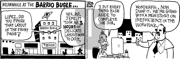 La Cucaracha on Friday May 16, 2003 Comic Strip