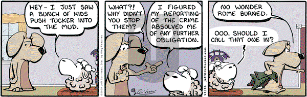 DeFlocked on Monday November 16, 2009 Comic Strip