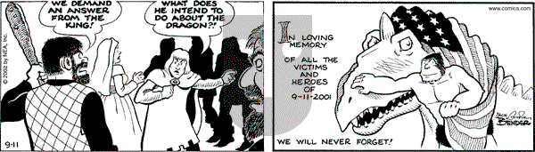 Alley Oop on Wednesday September 11, 2002 Comic Strip