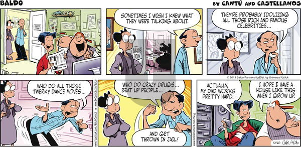 Baldo on Sunday October 20, 2013 Comic Strip