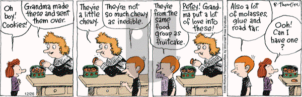 Cul de Sac on Monday December 26, 2011 Comic Strip