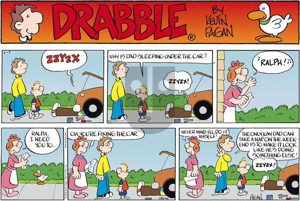 Drabble on Sunday June 7, 2009 Comic Strip