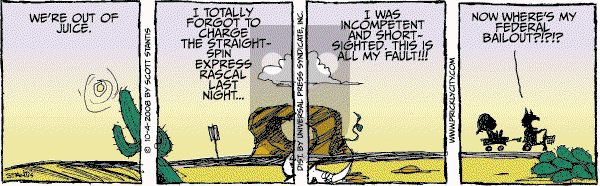 Prickly City on Saturday October 4, 2008 Comic Strip