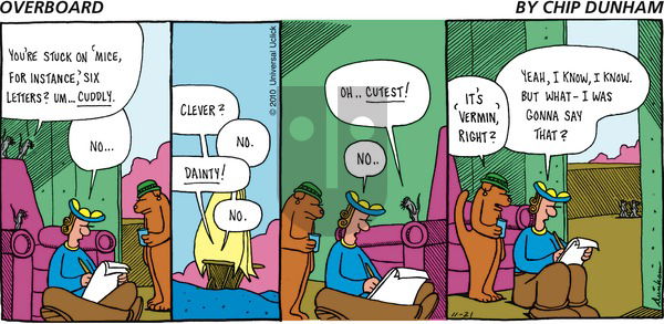 Overboard on Sunday November 21, 2010 Comic Strip