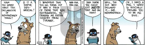 Get Fuzzy on Wednesday July 28, 2010 Comic Strip