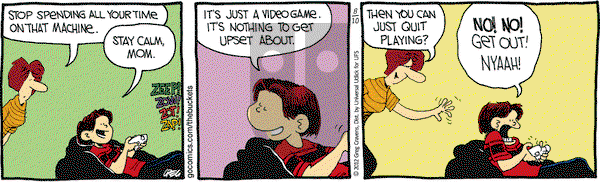The Buckets on Friday August 10, 2012 Comic Strip