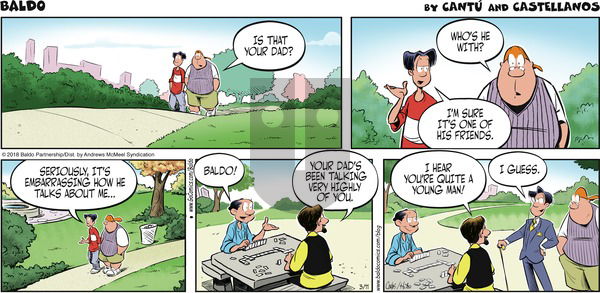 Baldo on Sunday March 11, 2018 Comic Strip