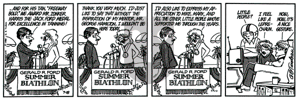 Doonesbury on Friday July 18, 1980 Comic Strip