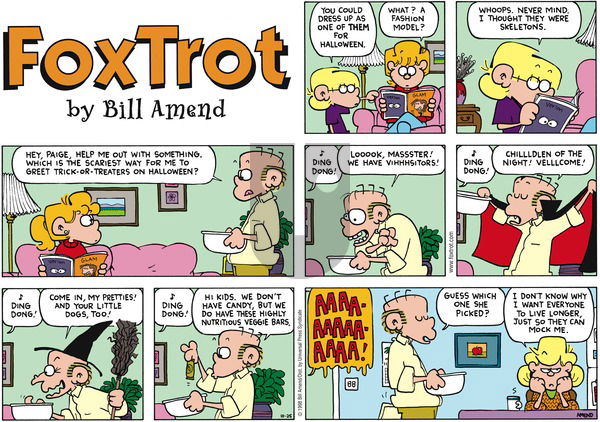 FoxTrot on Sunday October 25, 1998 Comic Strip