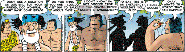 Alley Oop on Thursday March 15, 2018 Comic Strip