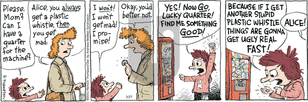 Cul de Sac on Monday March 27, 2017 Comic Strip