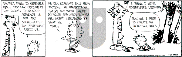 Calvin and Hobbes on Wednesday July 29, 2015 Comic Strip