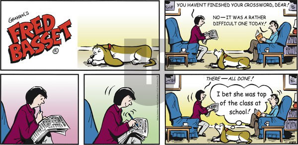 Fred Basset on Sunday May 6, 2018 Comic Strip