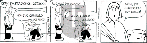 The Born Loser on Thursday August 29, 2002 Comic Strip