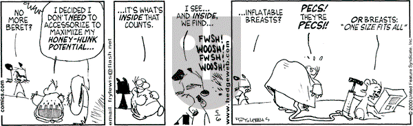 Over the Hedge on Thursday October 11, 2001 Comic Strip