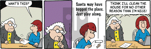 Lola on Tuesday December 19, 2017 Comic Strip