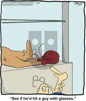 In the Bleachers - Thursday September 26, 2024 Comic Strip