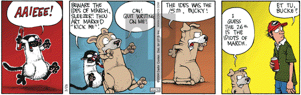 Get Fuzzy on Sunday May 9, 2004 Comic Strip