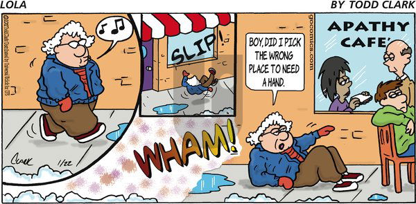 Lola on Sunday January 22, 2012 Comic Strip