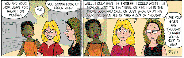 Luann on Saturday August 6, 2005 Comic Strip