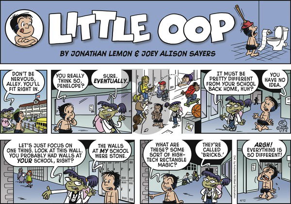 Alley Oop on Sunday April 12, 2020 Comic Strip