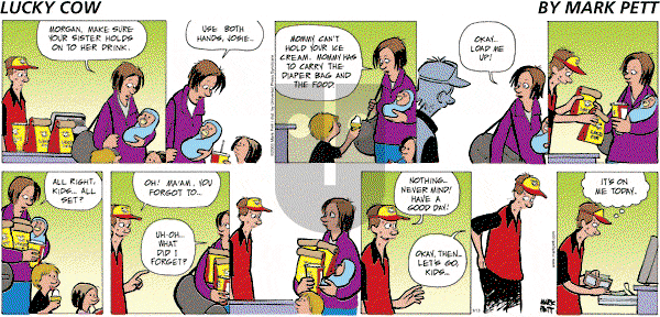 Lucky Cow on Sunday March 13, 2005 Comic Strip