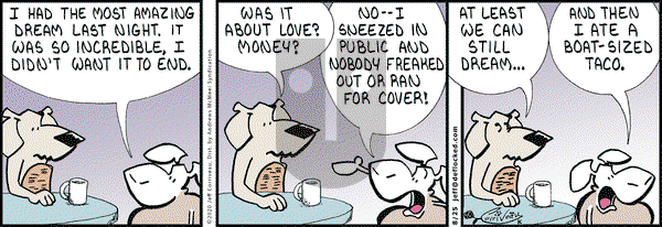 DeFlocked on Tuesday August 25, 2020 Comic Strip