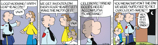 Drabble on Monday February 29, 2016 Comic Strip