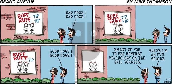 Grand Avenue on Sunday July 8, 2018 Comic Strip