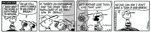 Peanuts on Thursday March 20, 1975 Comic Strip