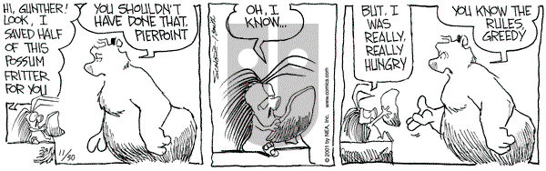 The Grizzwells on Friday November 30, 2001 Comic Strip