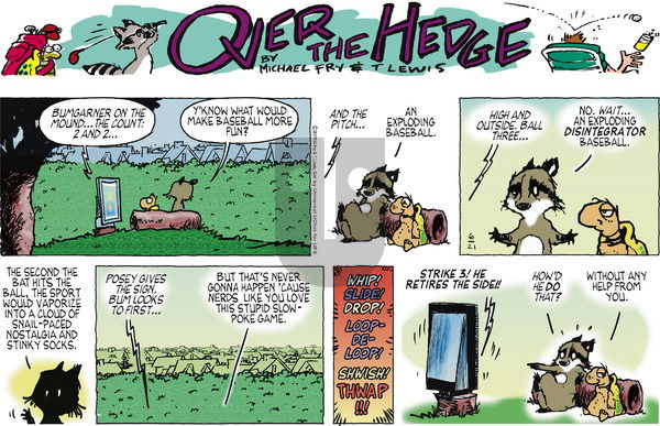 Over the Hedge on Sunday June 21, 2015 Comic Strip