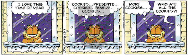 Garfield on Tuesday December 7, 2004 Comic Strip