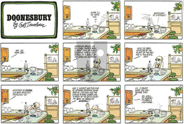 Doonesbury on Sunday July 1, 1979 Comic Strip
