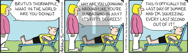 The Born Loser on Tuesday September 22, 2015 Comic Strip