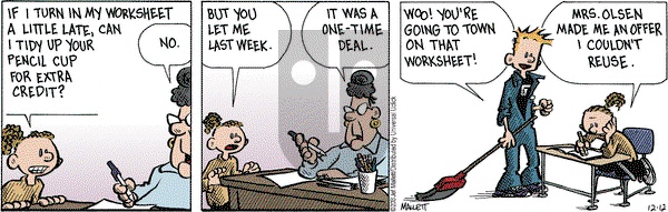 Frazz on Thursday December 12, 2013 Comic Strip
